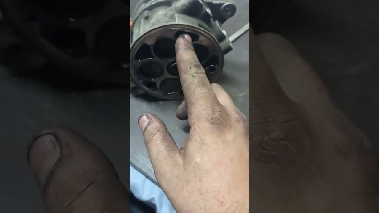 como desarmar compresor de aire acondicionado a un Chevrolet spark paso a paso