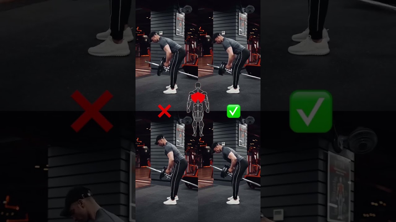 T-bar row exercise Correct ✅ posture 