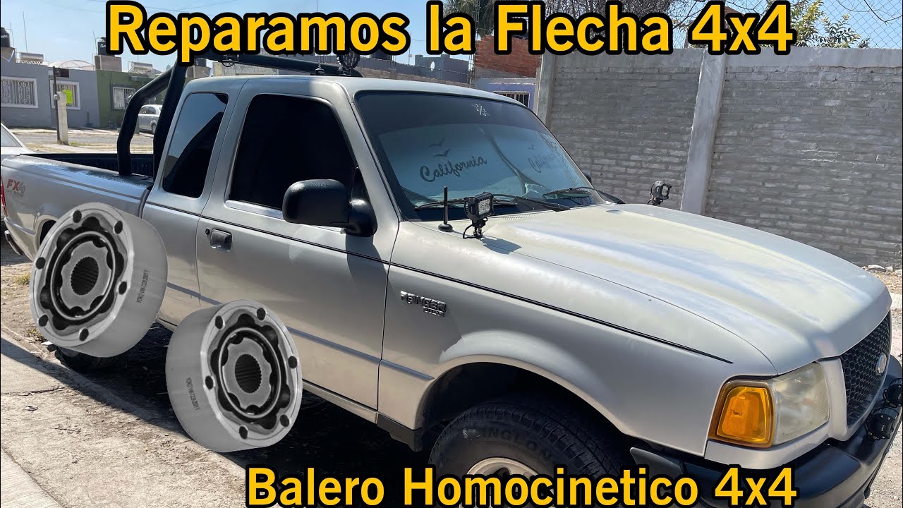 FLECHA CARDAN 4X4 FORD RANGER FX4, BALERO HOMOCINETICO 4X4 A LA RANGER 4.0