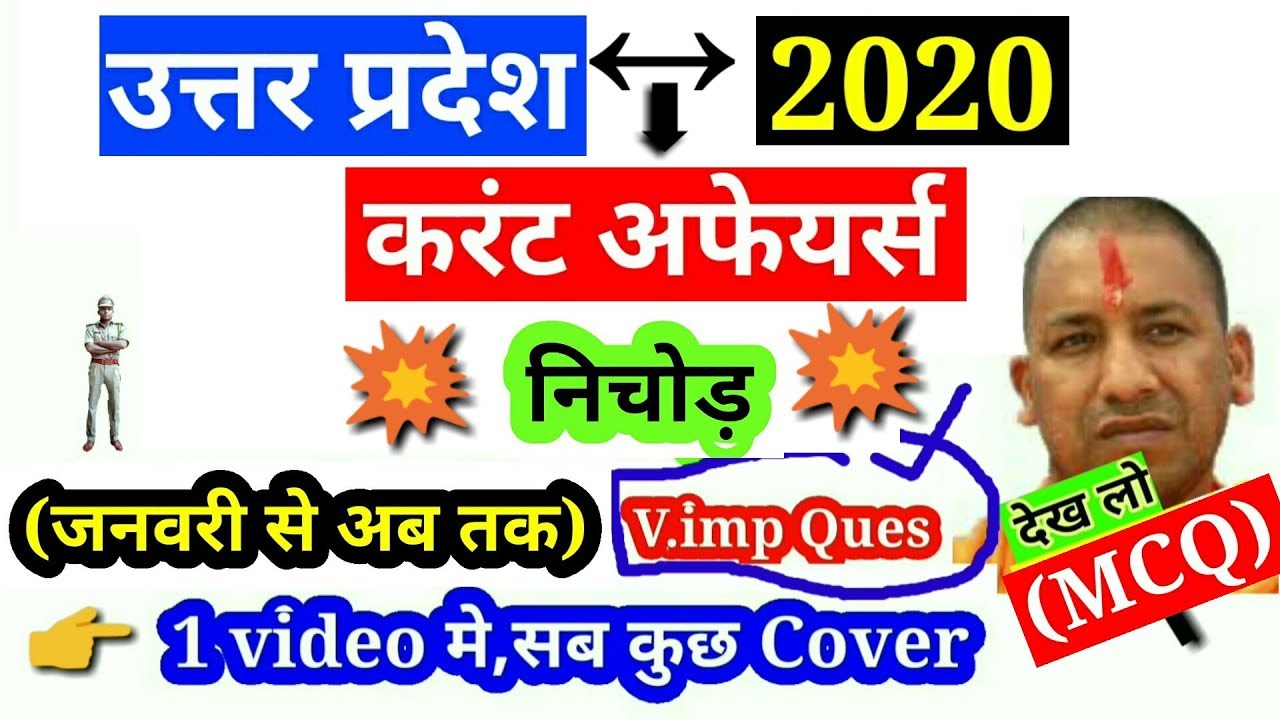 up current affairs 2020|up current affairs 2020 in hindi|upsssc,uppsc,upsi,beo