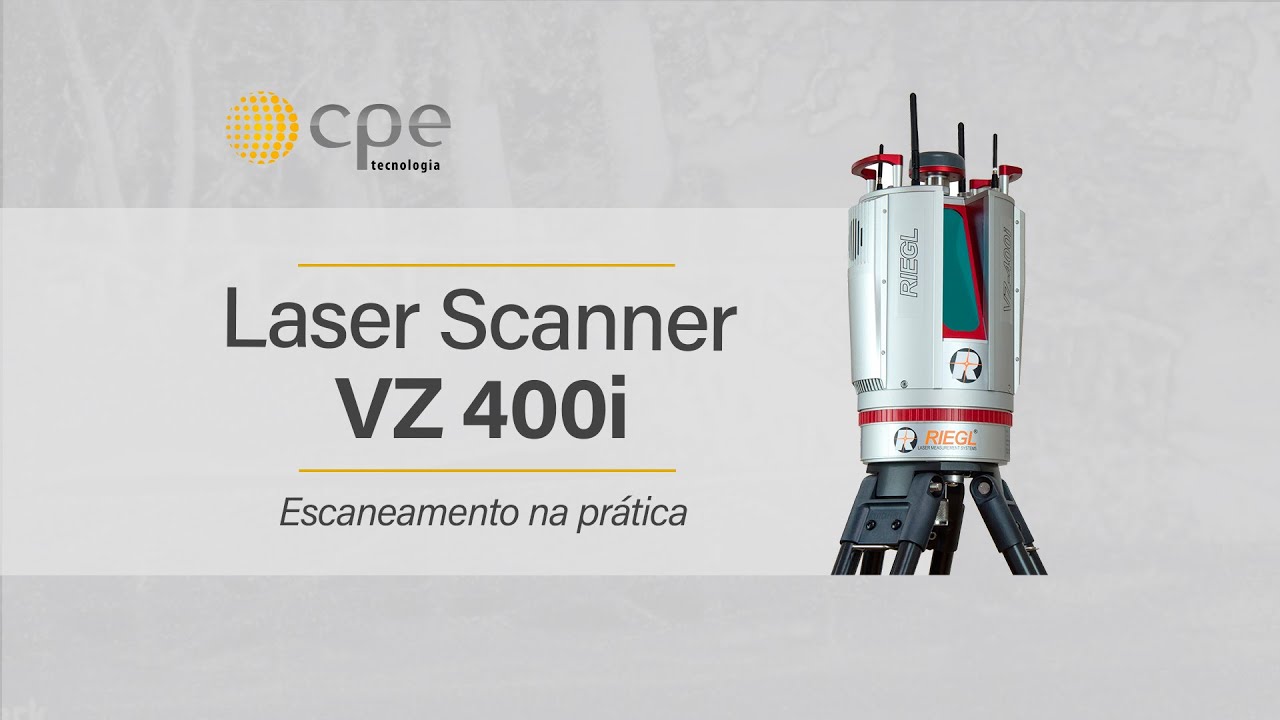 Laser Scanner VZ400i- Escaneamento na pr&aacute;tica