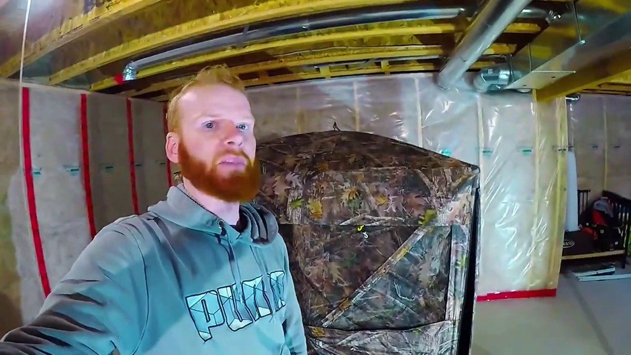 Hunting Blind Broken Pole Fix