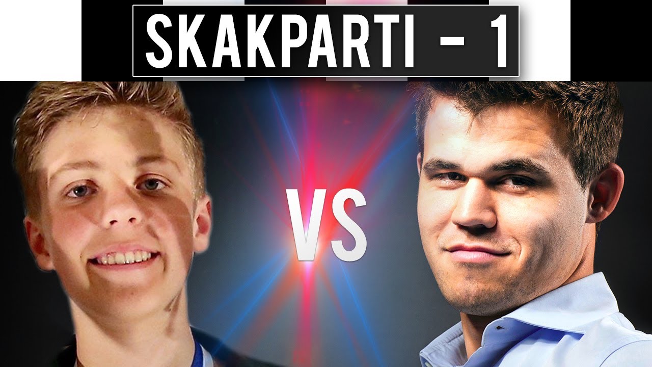 Jonas Bjerre vs. Magnus Carlsen - parti 1 // Energi Danmark Champions Battle