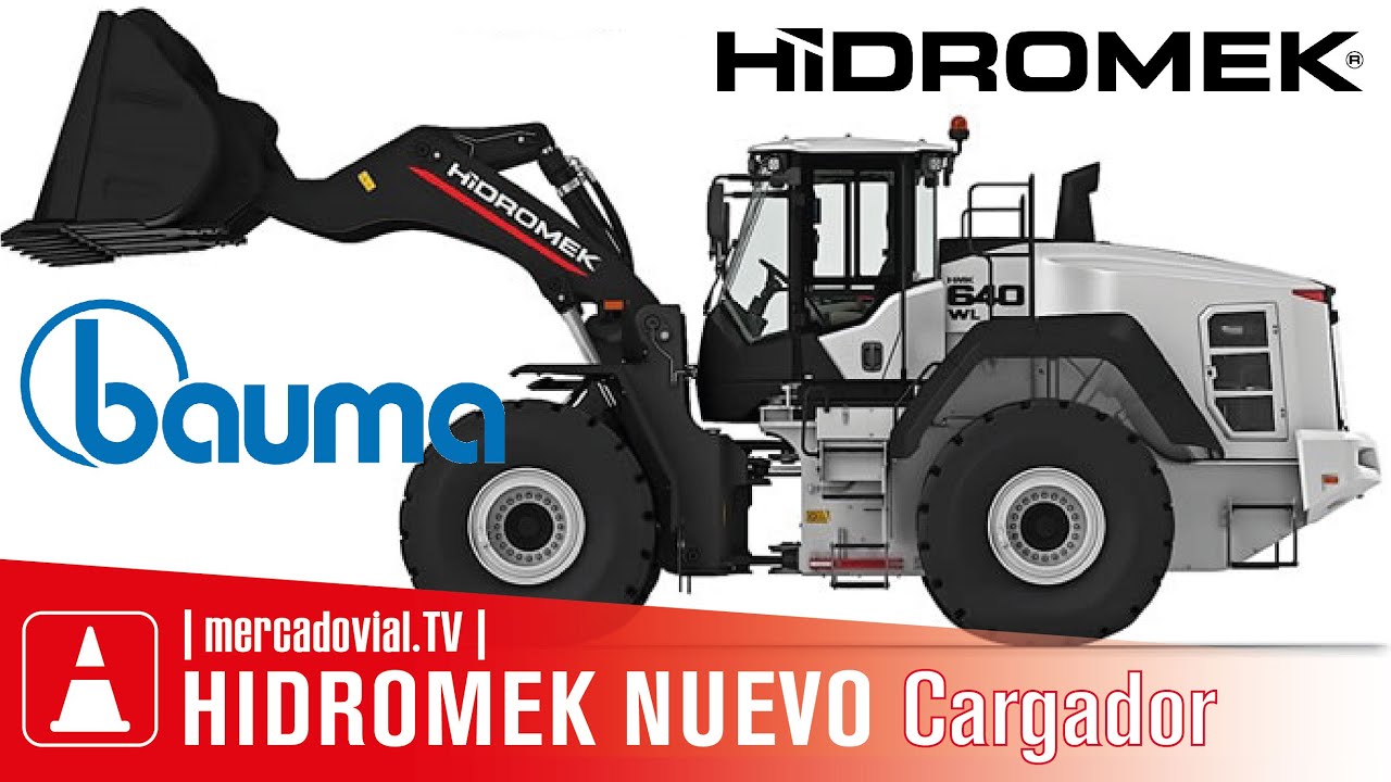 NUEVO CARGADOR HIDROMEK HMK640WL 4 m3 Cuchara | BAUMA 2016