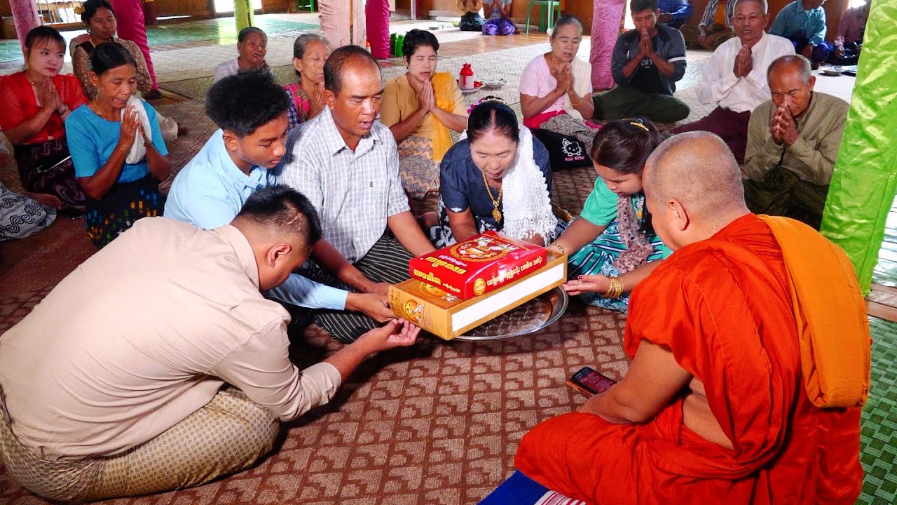 ဦးသိန်းဌေး+ဒေါ်ဌေးဌေးနွဲ့ မိသားစုတို့၏ စတုဒီသာနှင့်ကထိန်အလှူတော်မင်္ဂလာမှတ်တမ်း