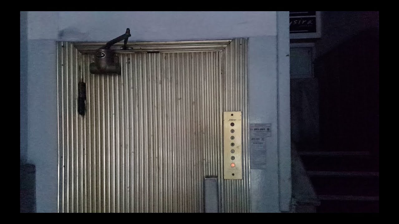 SCHLIEREN IN TURKEY!!! 1965 Schlieren Single Speed Elevator at an Apartment Building in Samsun