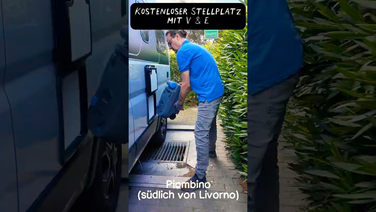 🇮🇹 Geheimtipp Piombino: Kostenloser Wohnmobil-Stellplatz mit V/E! 🚐