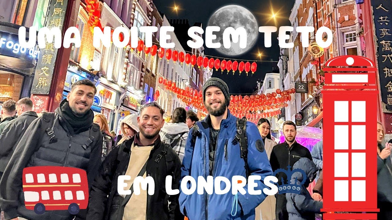 PERDIDOS NA INGLATERRA - UMA NOITE SEM TETO EM LONDRES