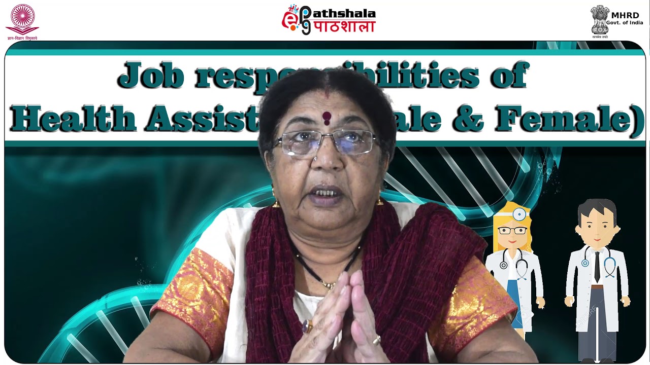Job responsibilities of Health Assistance (Male & Female)