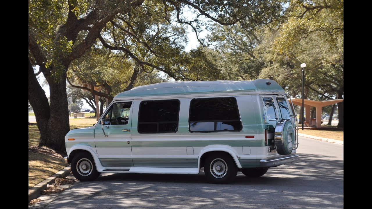 Living in a van, a tour of our Ford E 150 conversion van