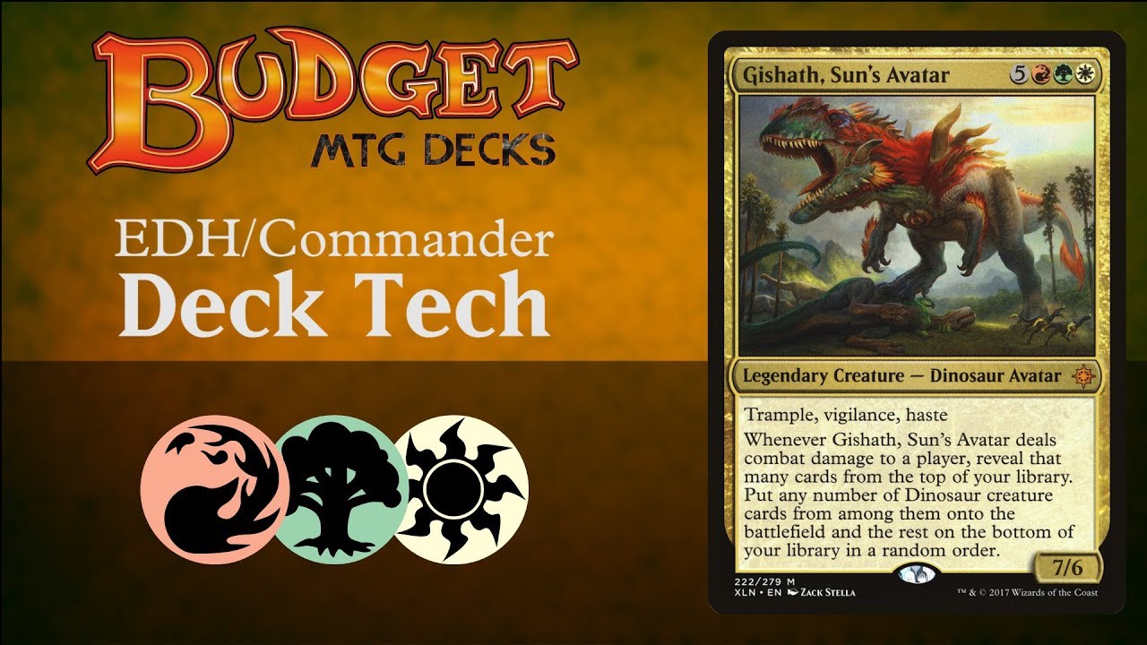 Budget Gishath, Sun's Avatar - EDH / Commander DINOSAUR TRIBAL