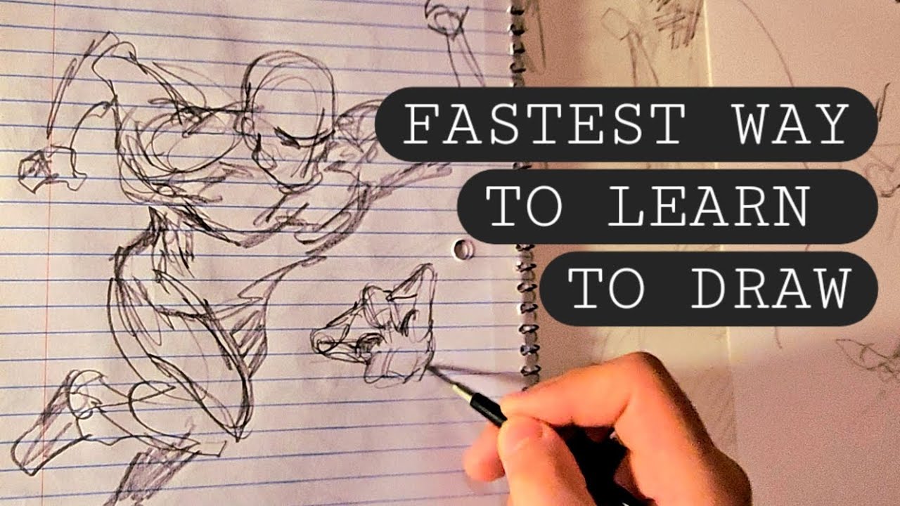 Fastest way to practice drawing and get good!