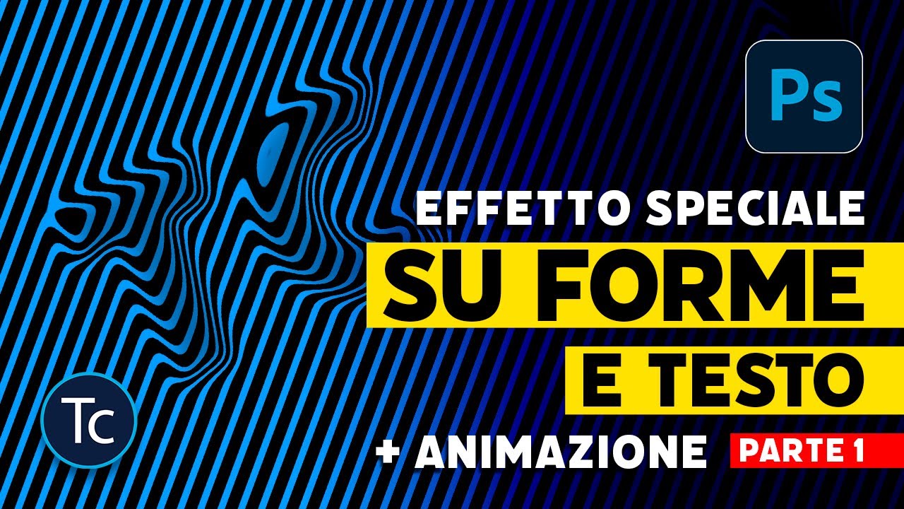 Effetto speciale su forme e testo in Photoshop + animazione - Prima parte.