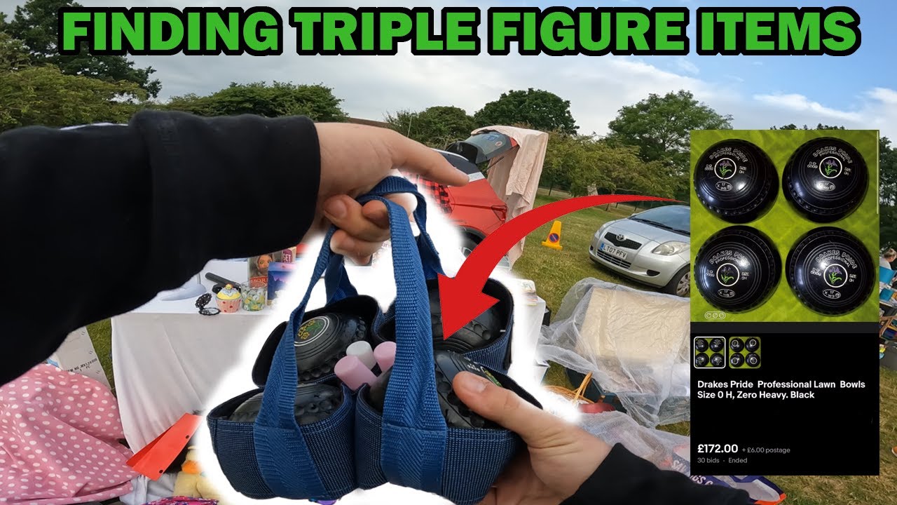 Finding TRIPLE FIGURE ITEMS at the CARBOOT