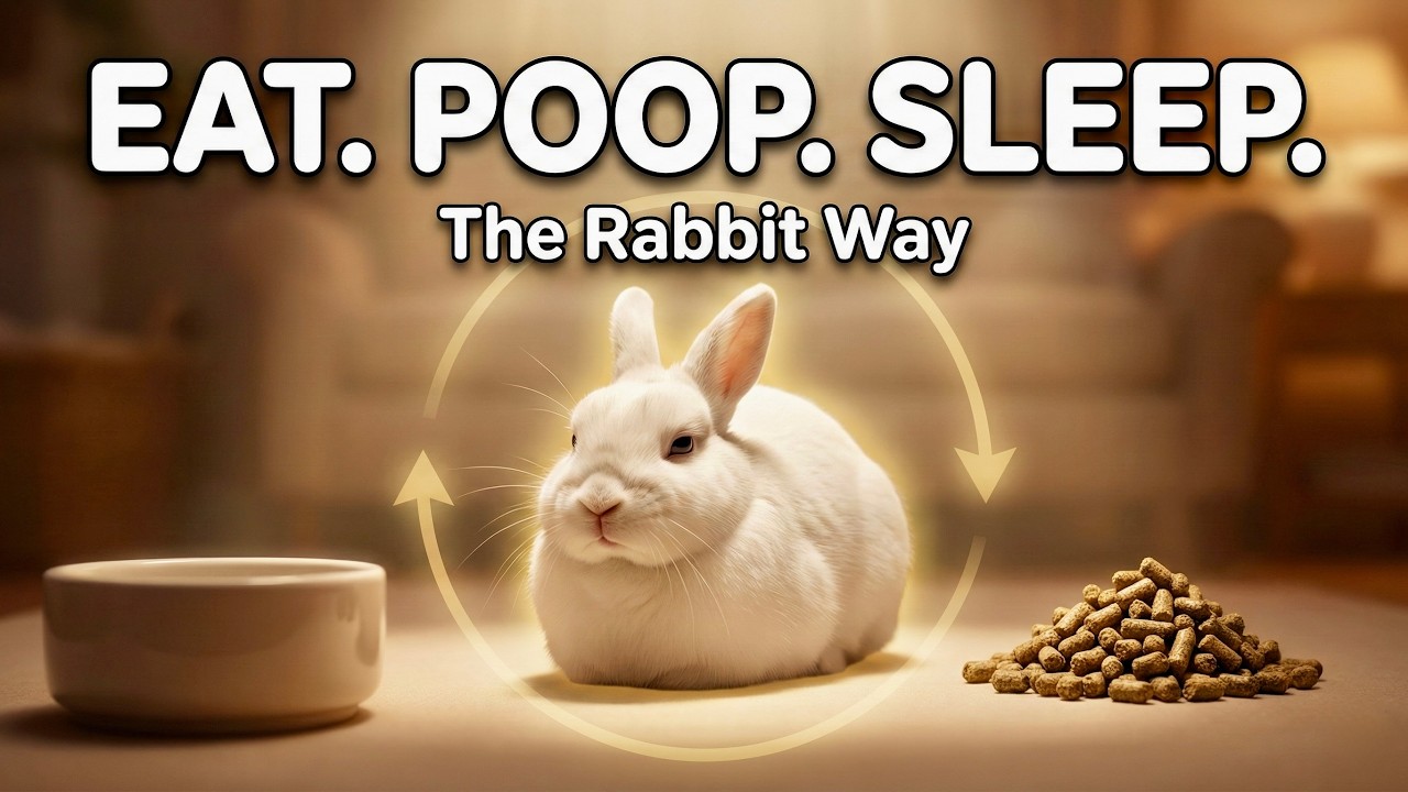 Eat. Poop. Sleep. Repeat. 🐰 A Rabbit’s Surprisingly Glamorous Life | The Sassy Rabbit Chronicles