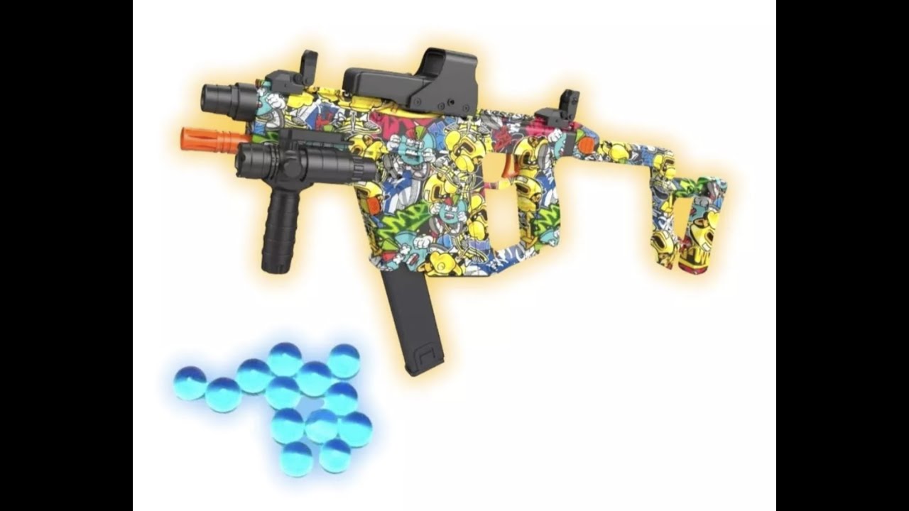 unboxing Lanzador Hidrogel VECTOR automatico Recargable gel blaster toy gun asmr topshow RIFLE