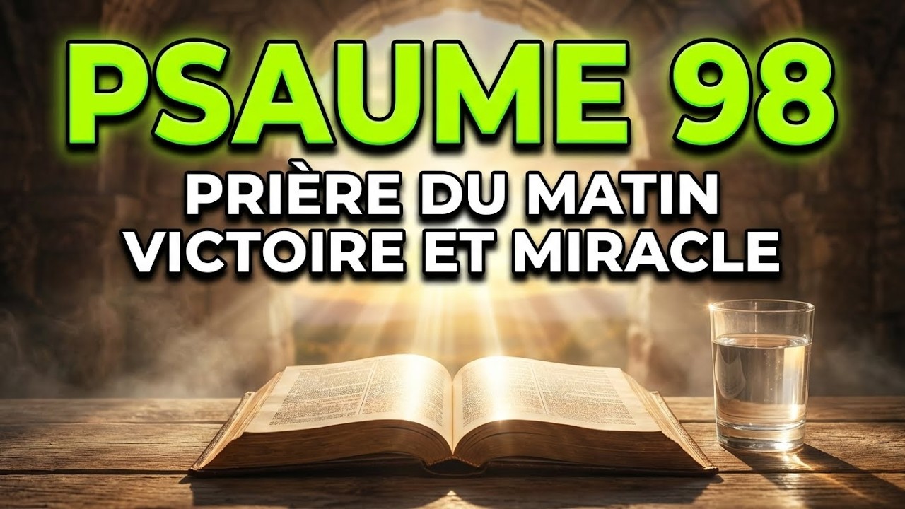 PRIÈRE DU MATIN – Psaume 98 Pour Protection, Victoire Et Miracle Divin
