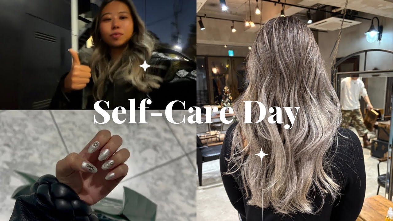 Self-Care Day vlog💅🏽👁️💇🏽‍♀️｜中国の航空会社に突然キャンセルされた話😢