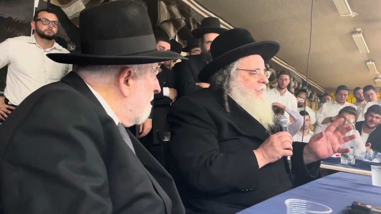Rav Shaul Alter and Rav Hershel Schachter at the NCSY Kollel