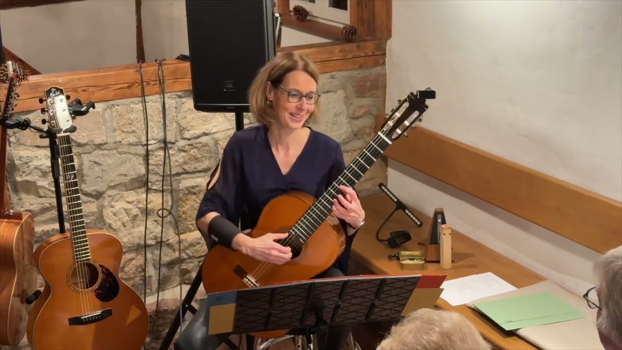 Gitarrenabend im Hirtenhaus Michelbach 2024 - Barbara Gräsle