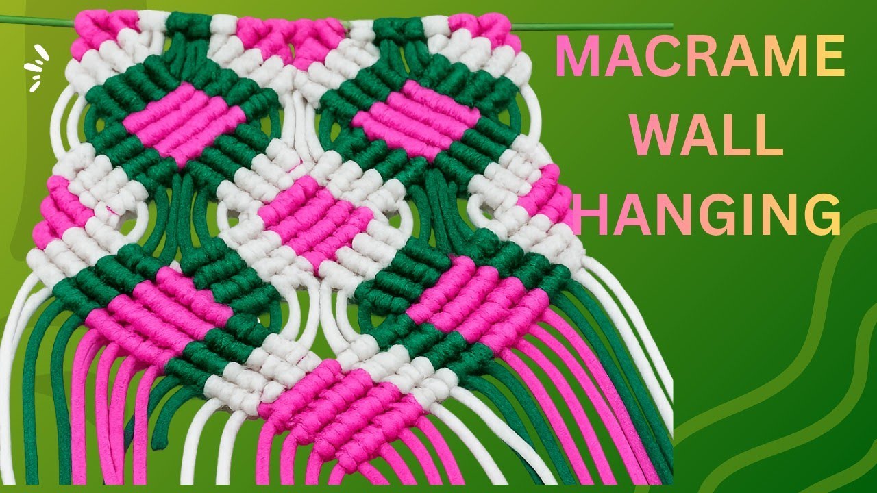Macrame tutorial #diy #wallhanging #walldecor #artandcraft #macramedesigns #handmade #homedecor #art