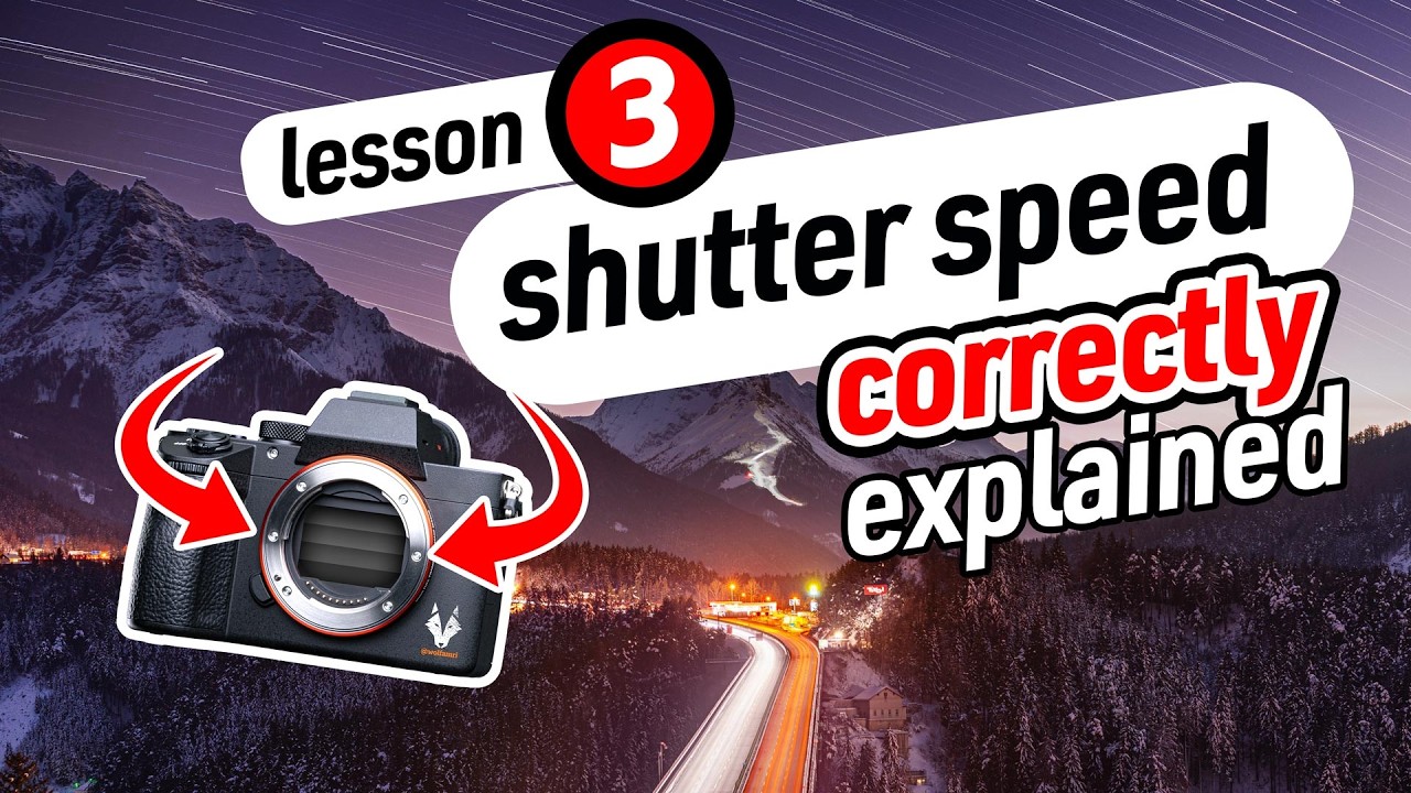 The Much Better Shutter Speed Explanation! How to Learn Easier! (Lesson 3)