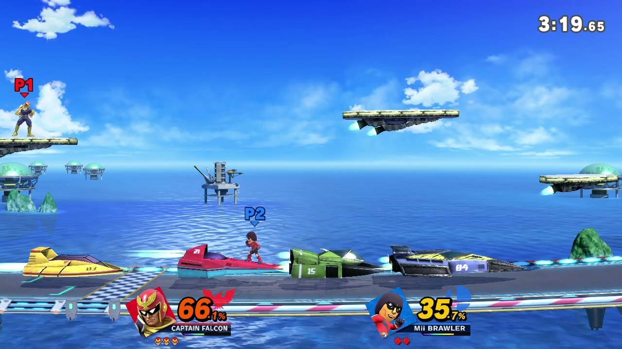 F Zero Battle - Blood Falcon vs Captain Falcon 