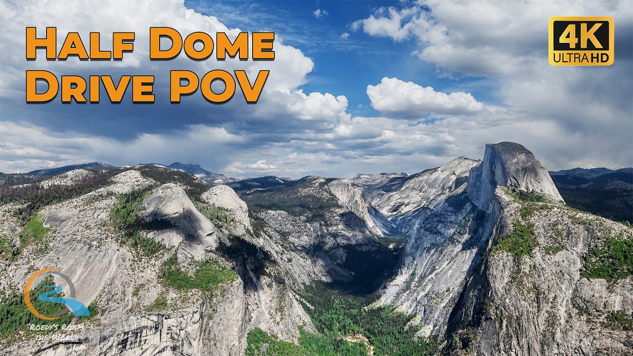 Yosemite Valley to Glacier Point &mdash; Full Scenic POV Drive in 4K | Wawona & Half Dome