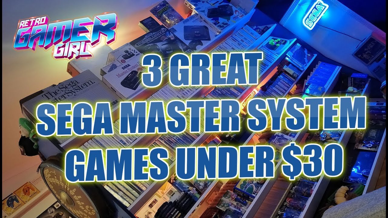 3 Great Sega Master Games under $30 Each Fun Titles | Retro Gamer Girl