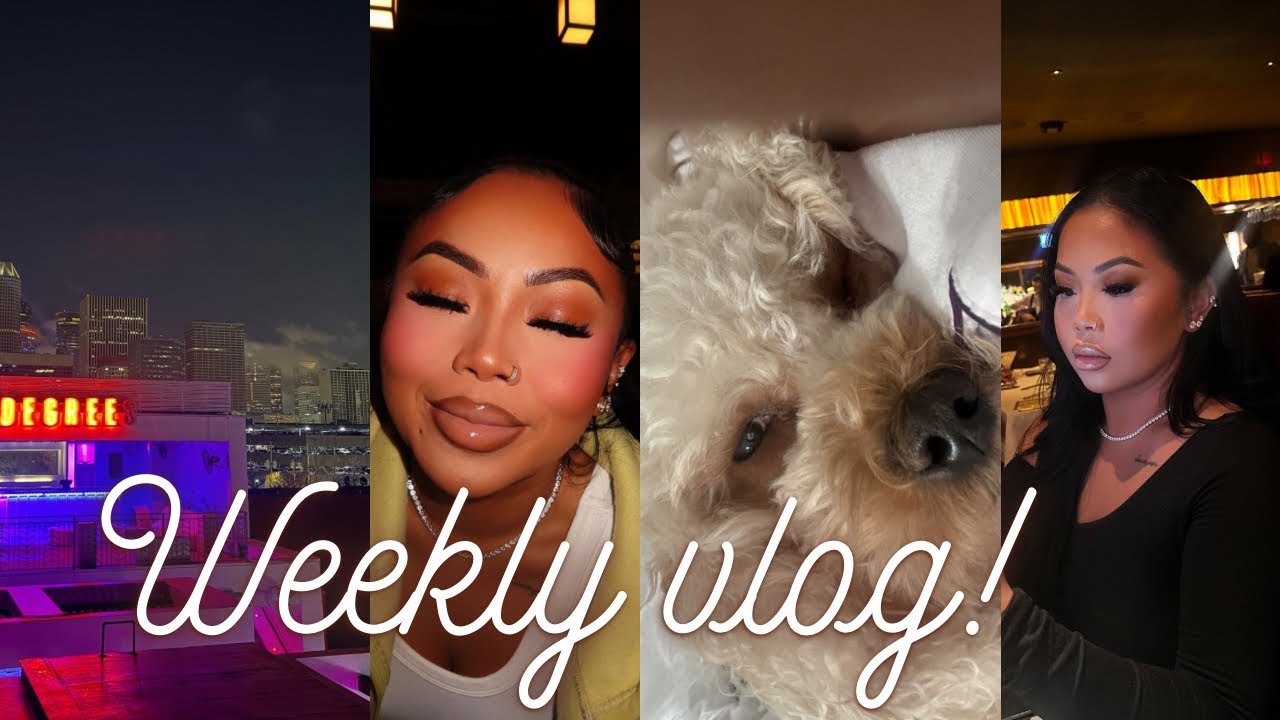 Weekly vlog: laser facial, u-part wig, makeup shopping | Nessa