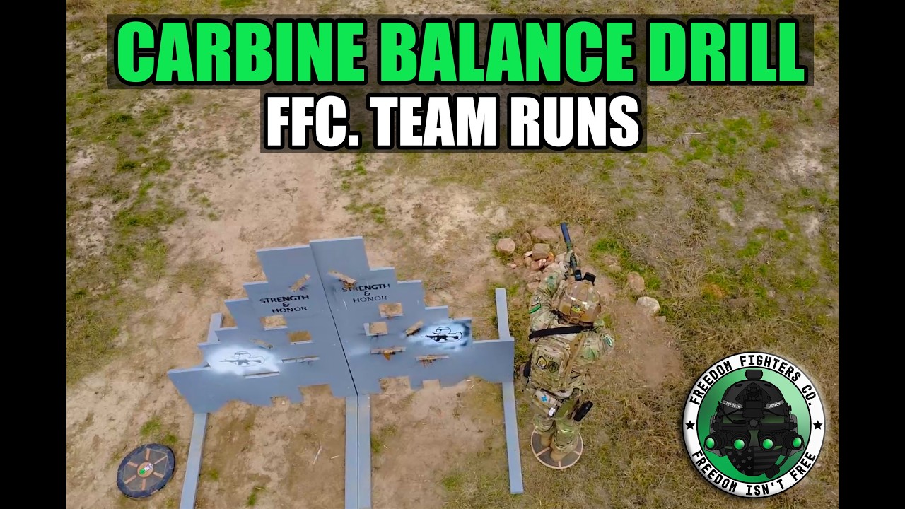CARBINE BALANCE CHAOS | FREEDOM FIGHTERS CO TEAM RUNS #Shootingdrills #FFC #Training #shootingdrills