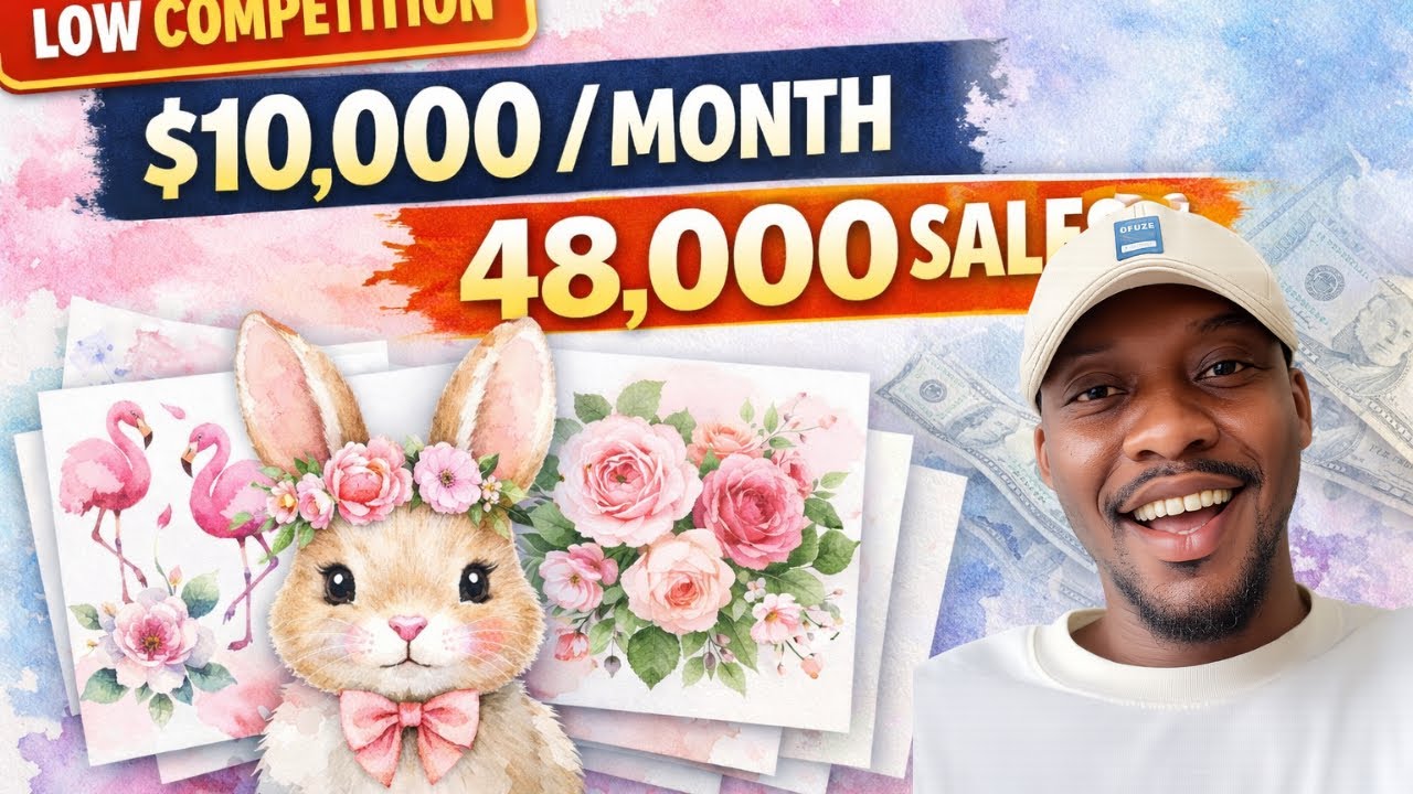 $10k in One Month/ Low competition/ 48k sales on Etsy marketplace ￼