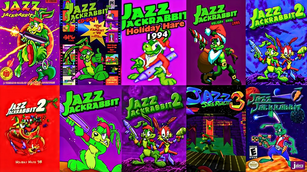 The Evolution of JAZZ JACKRABBIT Games (1994-2017)