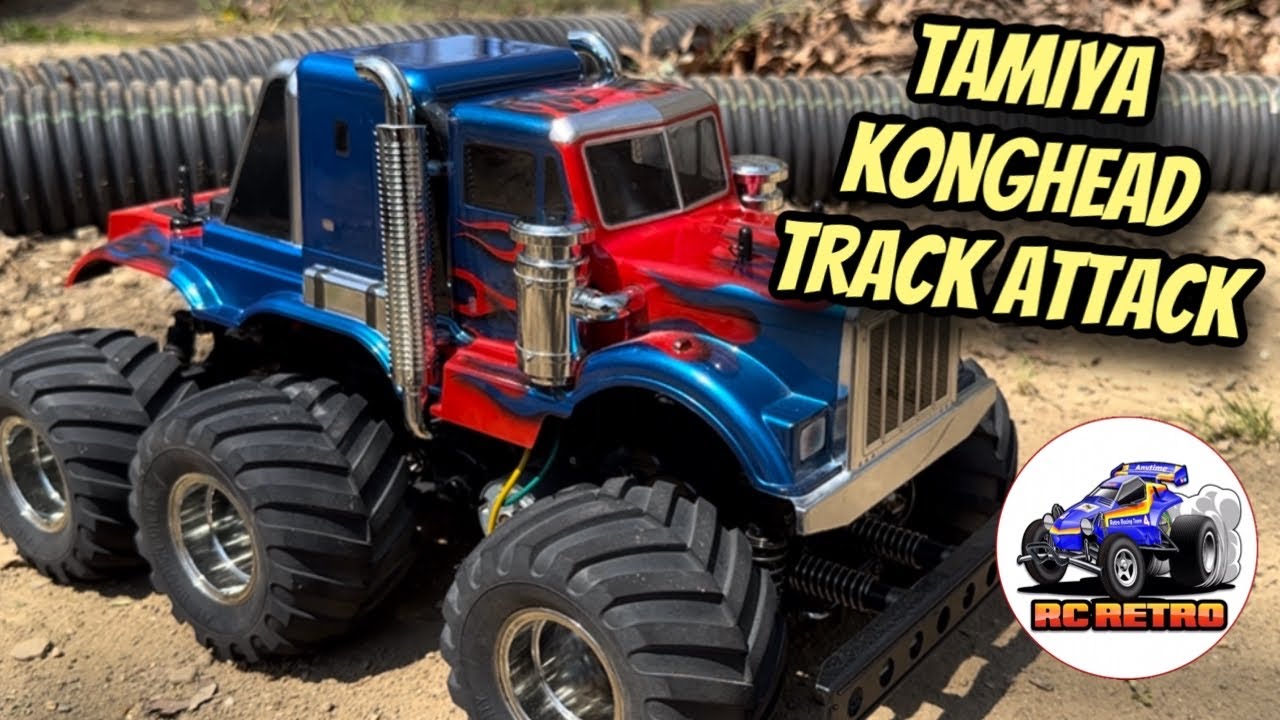 e331: How Does The Tamiya Konghead 6x6 Fair On The Track? Lets Get It Out For A Track Attack & See.