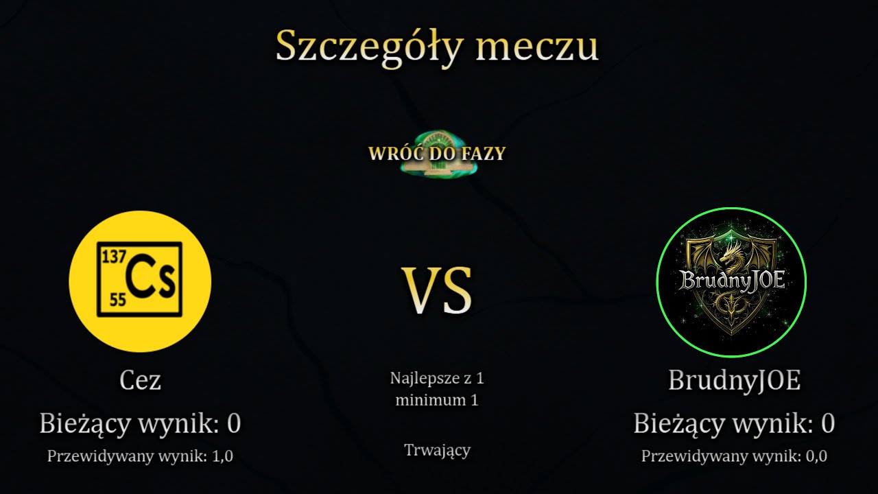 🏆TYRA CUP🏆 BrudnyJOE VS CEZ  🔥Godzina 18:00🔥 |HOMM 3 HoTA|
