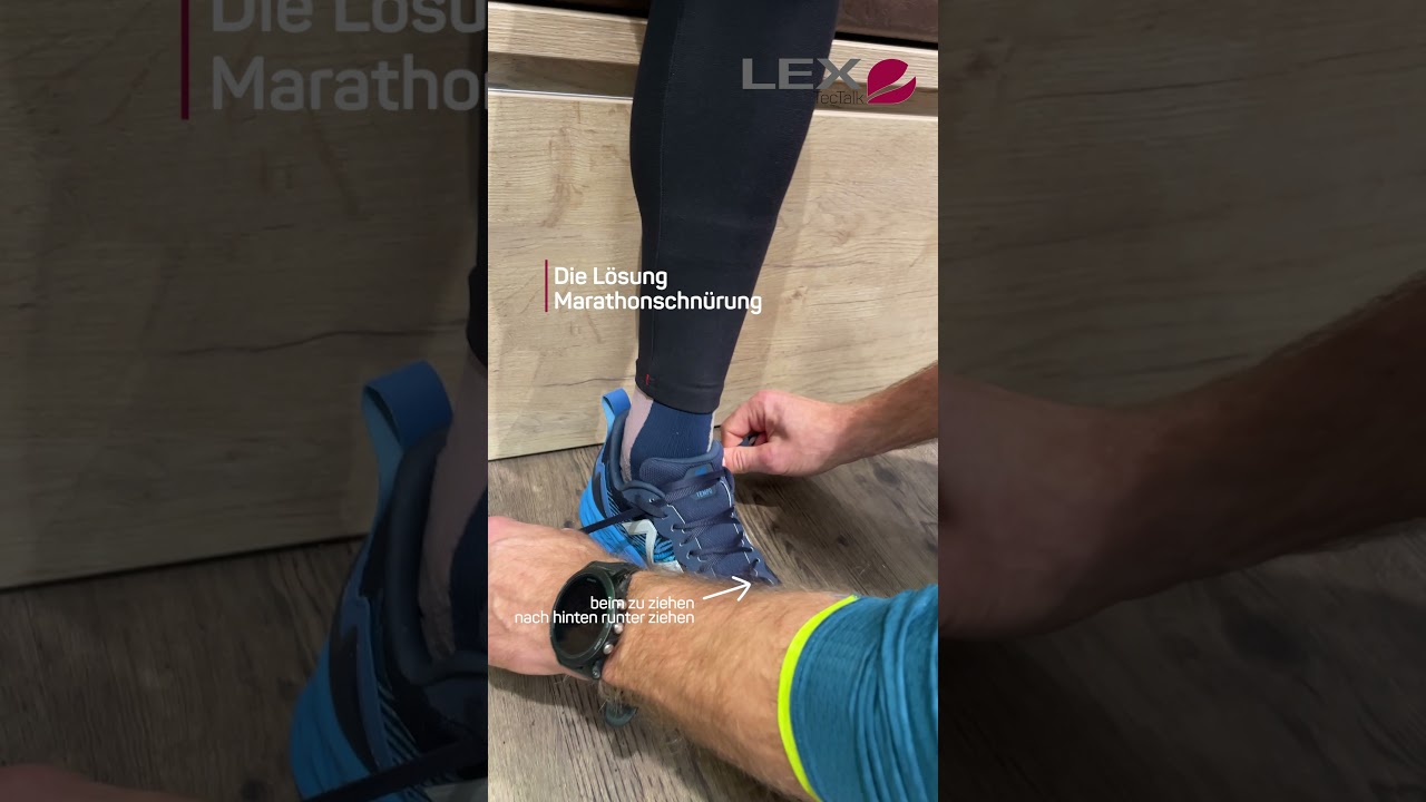 Lex Laufexperten Tech Talk #001 Marathonschn&uuml;rung