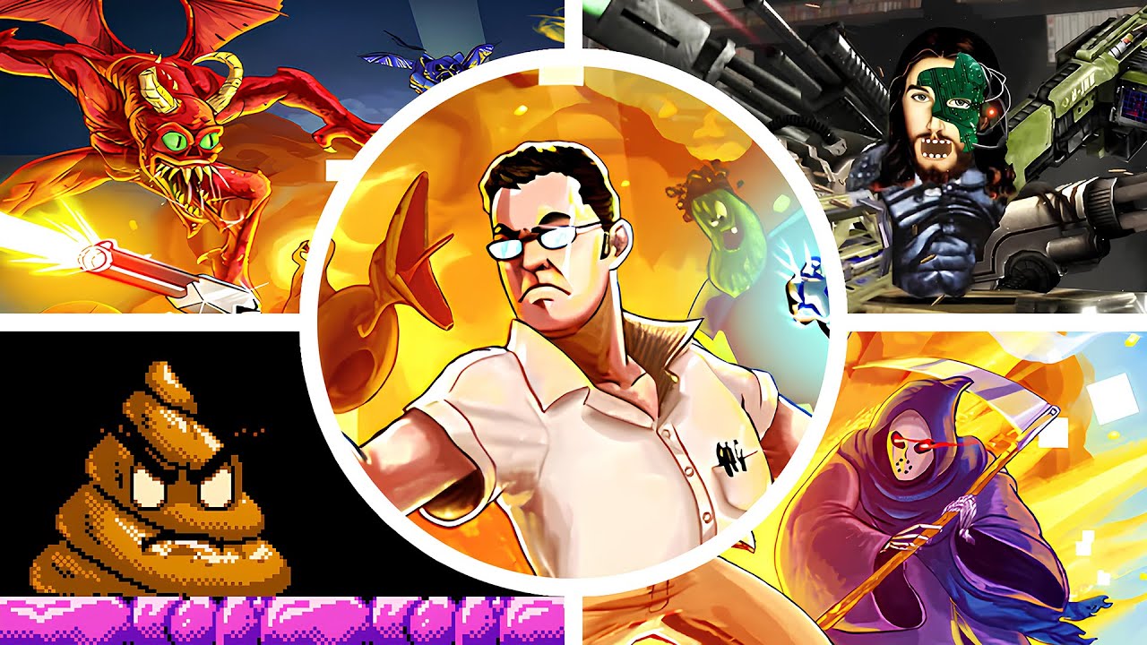 Angry Video Game Nerd 8-bit - Все боссы + Концовка
