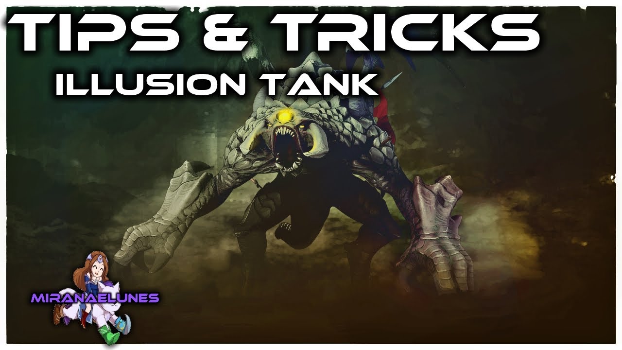 Dota2 Tips and Tricks - Tank Roshan With Illusions