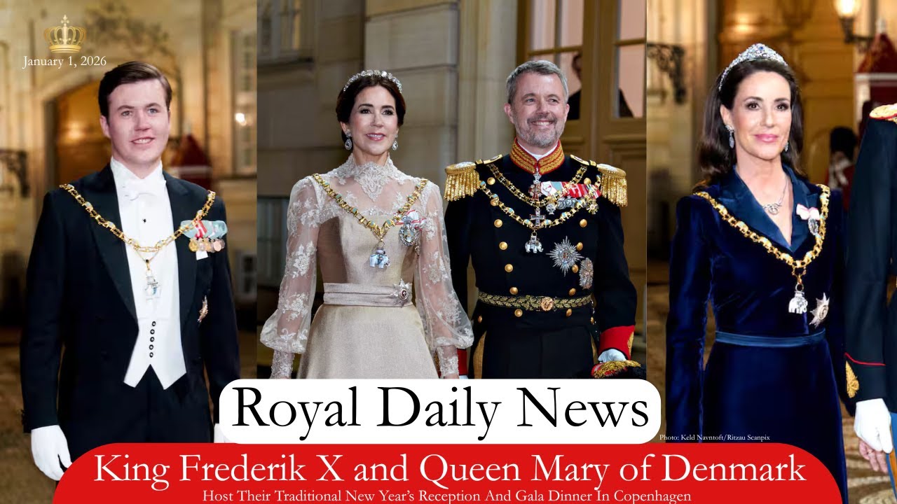 King Frederik X and Queen Mary of Denmark Host A Glittering New Year Gala. Plus, More #royalnews