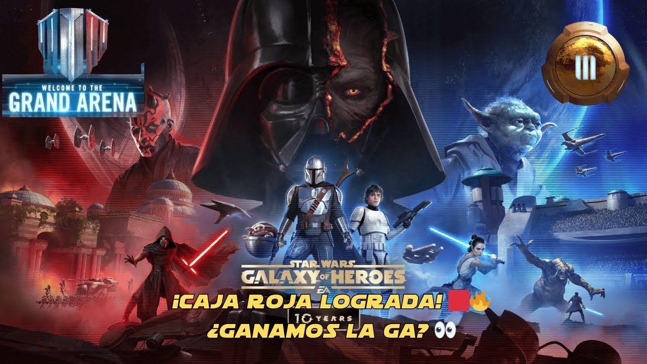 SWGoH Caja roja lograda 🟥 y final de la GA 3vs3… ¿ganamos o no? 👀