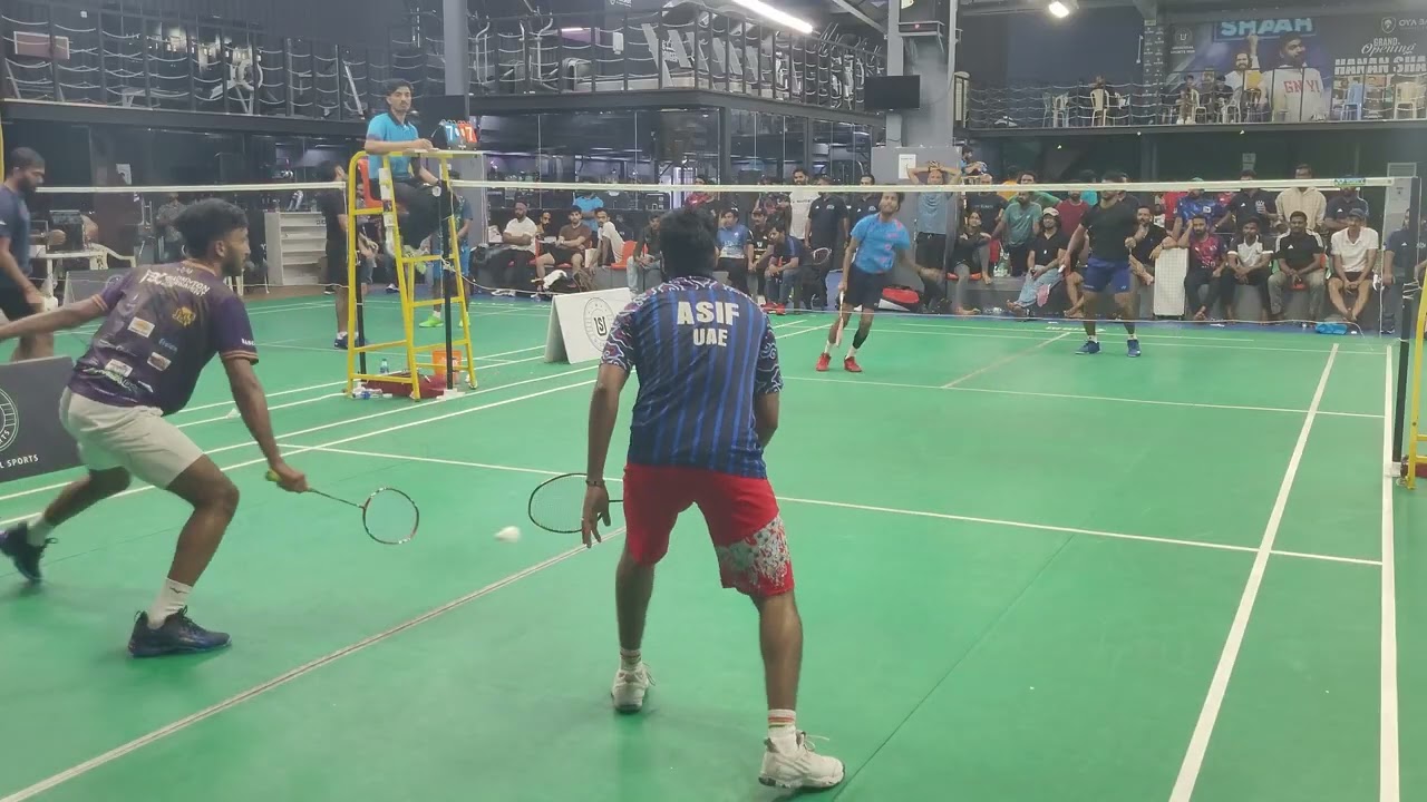 FBC BADMINTON TOURNAMENT ASIF/JILSHID VS JISHNU /ARUN