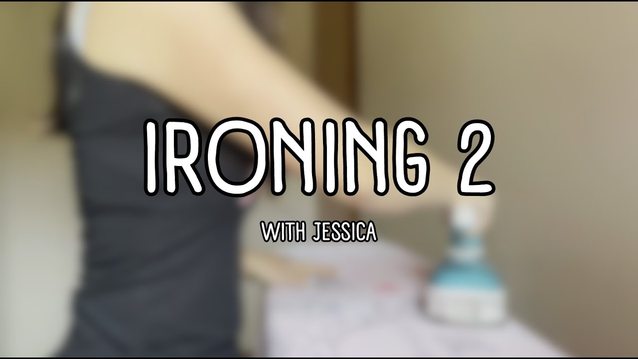 Ironing Elegance - ASMR - Jessica's Relaxing Return to the Ironing Board ✨👚