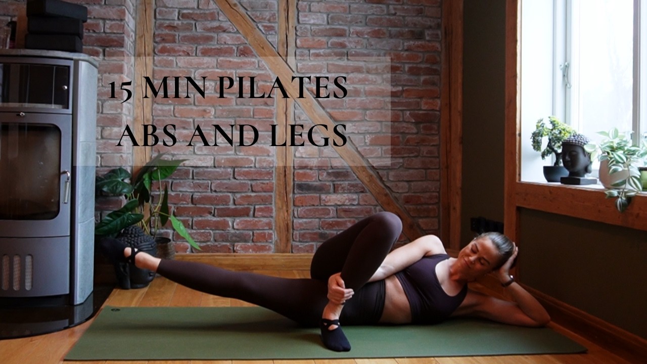 15 Min Pilates Abs & Legs. Slow and controlled.
