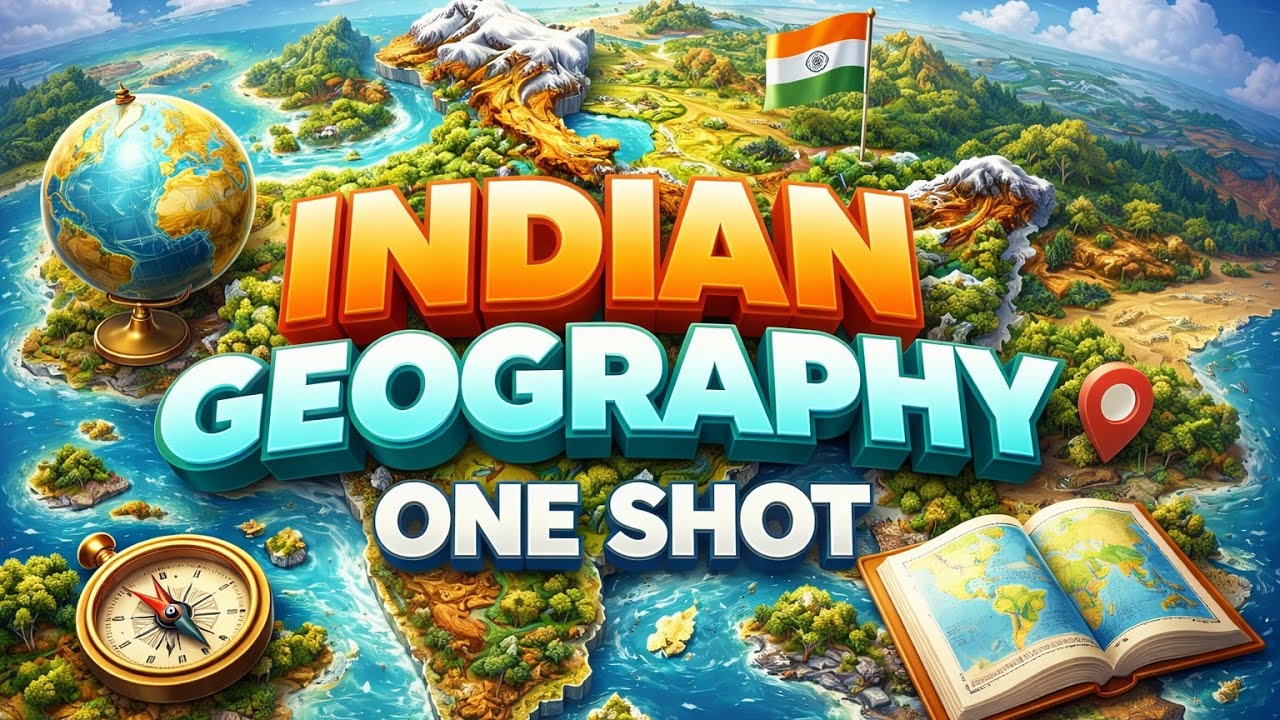 Complete indian geography|indian geography one shot video|geography of India in hindi for bpsc upsc|