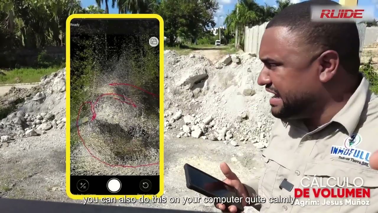 RUIDE SLAM RTK ME -- From Point Cloud to Volume Calculation in Minutes.
