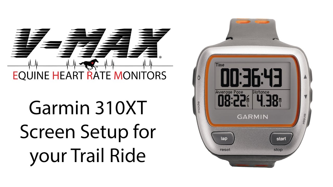 Garmin 310XT Screen Setup for your Trail Ride