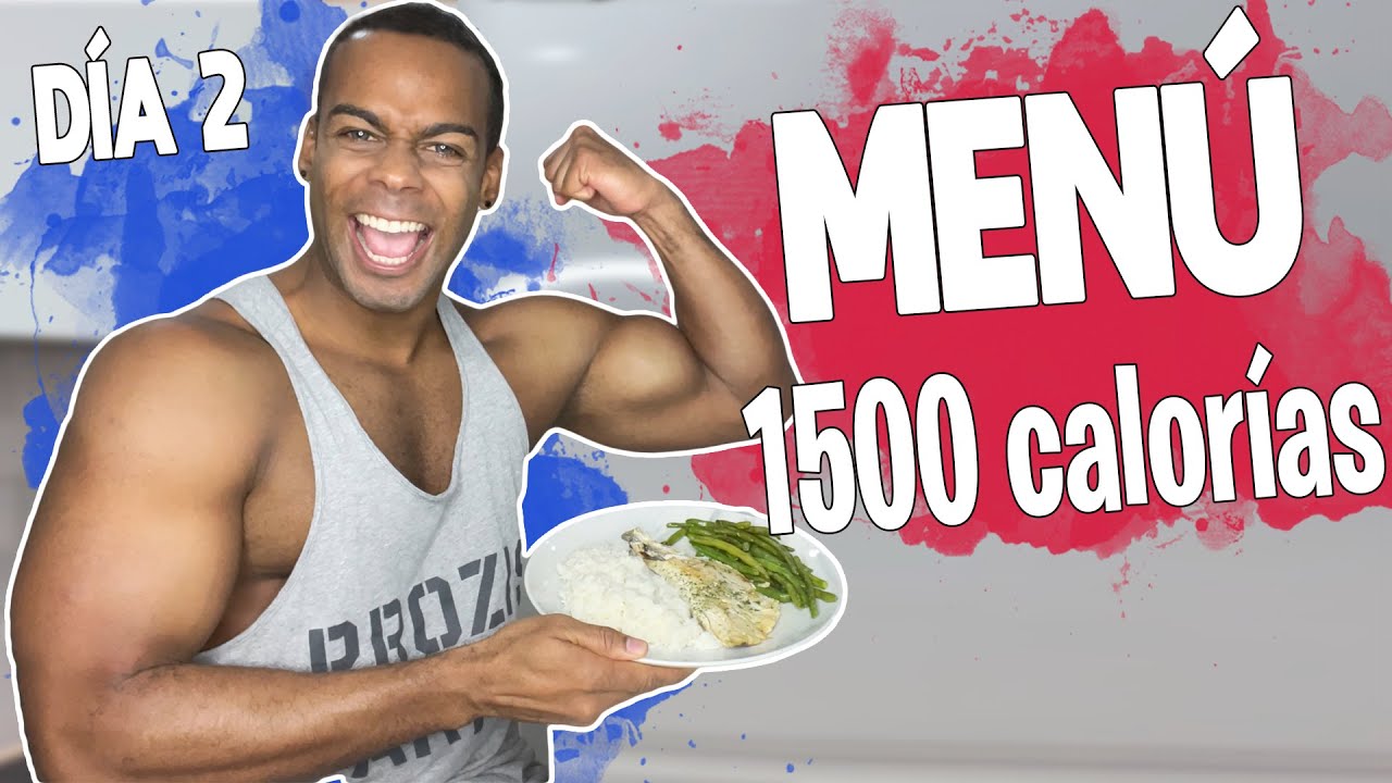 🍑 MENU Saludable 1500 CALORÍAS 🍴 MEAL PLAN 1500Kcal 😃 DÍa 2