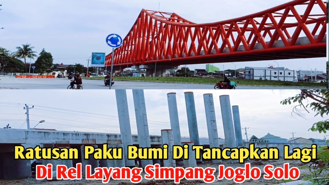 RATUSAN PAKU BUMI DITANCAPKAN LAGI DI REL LAYANG SIMPANG JOGLO SOLO