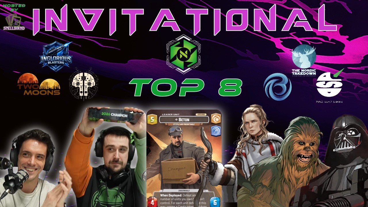 Списки колод и результаты турнира Nexus Invitational Top8 | Star Wars Unlimited