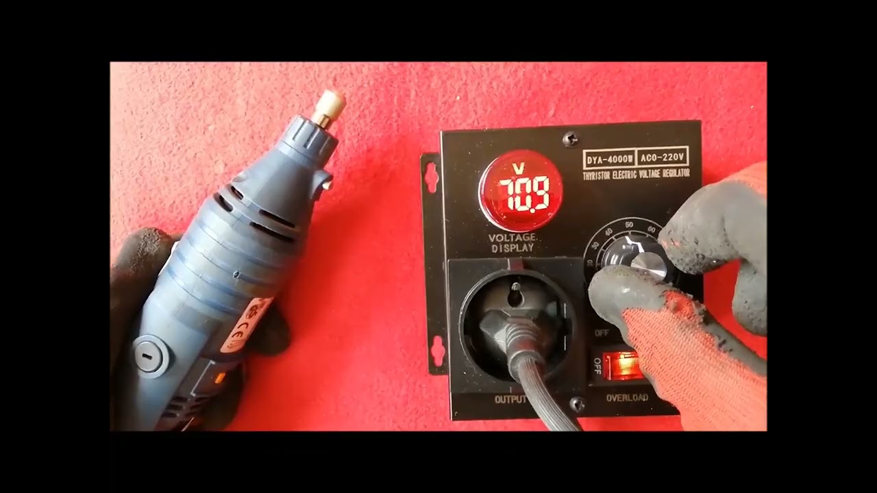 FTJKGH Drehzahlregler 230V, Spannungsregler 230V AC 9A 4000W Frequenzumrichter 230v SCR Drehzahlregl